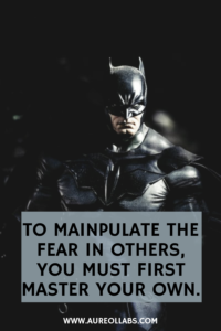 Batman begins quotes about fear