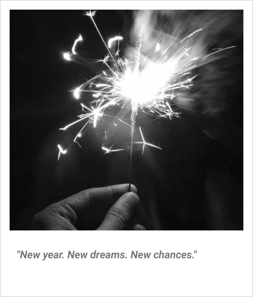 New year captions