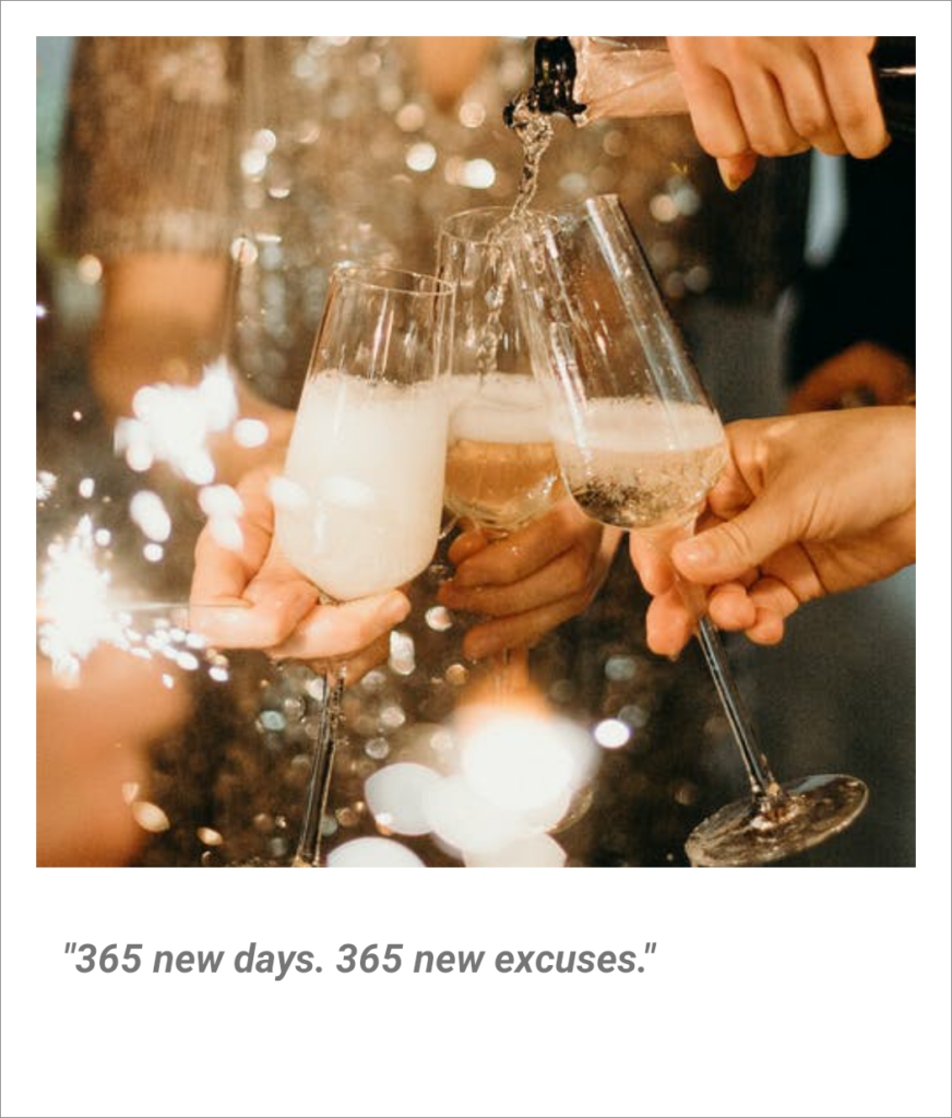 New year captions